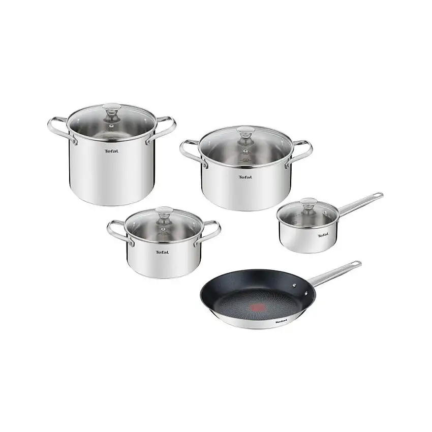 Batteria di pentole COOK EAT B922S955,9 pz, Tefal