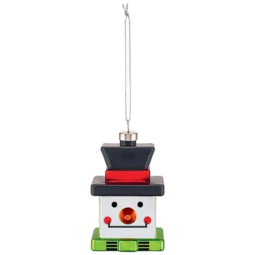 Ornamento per albero di Natale SNOW CUBE bianco, Alessi
