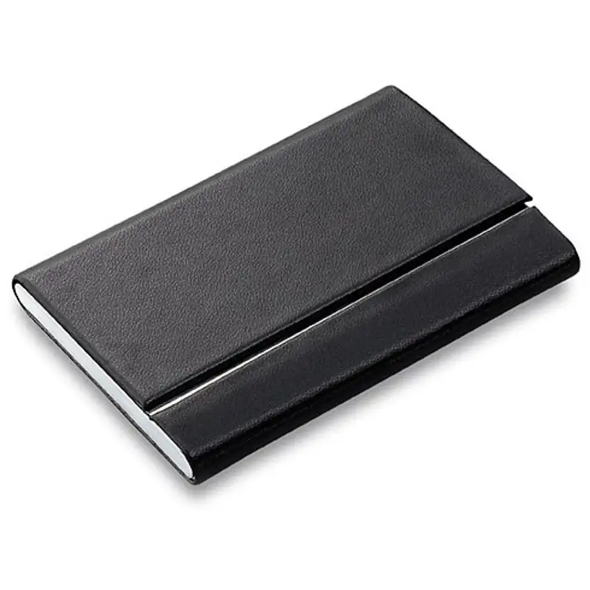 Porta biglietti da visita SLIM 10 cm, nero, Philippi
