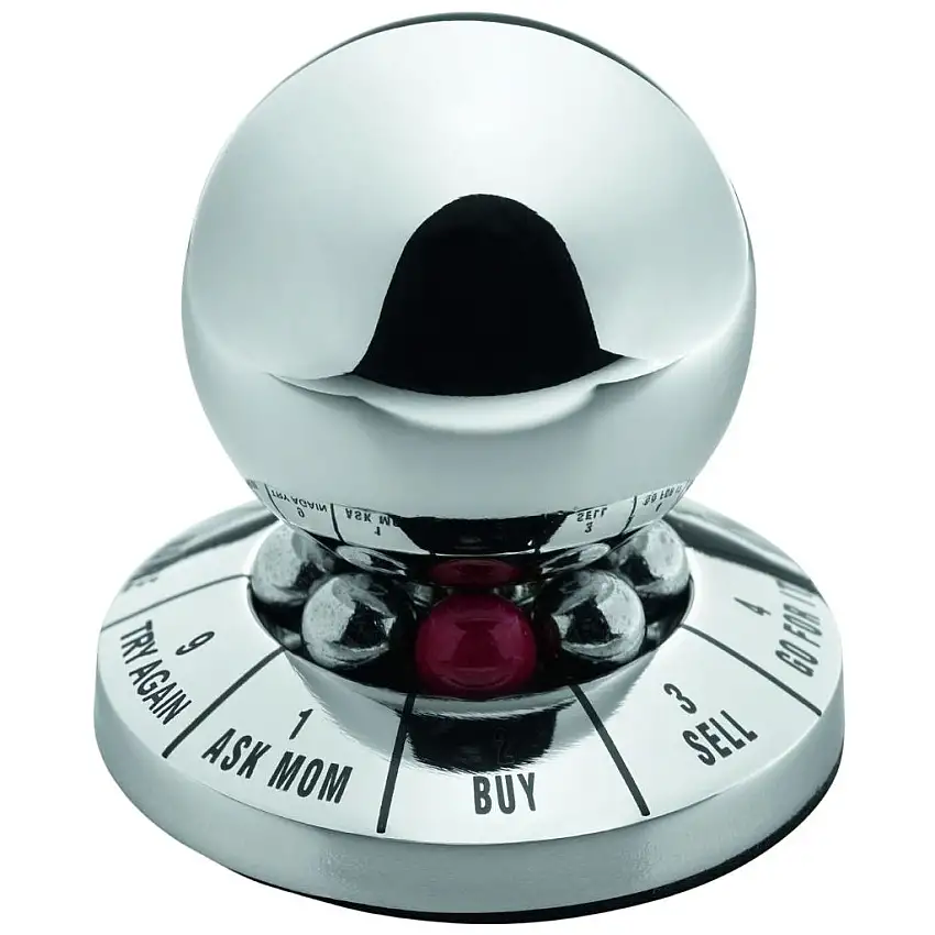 Sfera decorativa antistress DECISION MAKER 5 cm, argento, Philippi