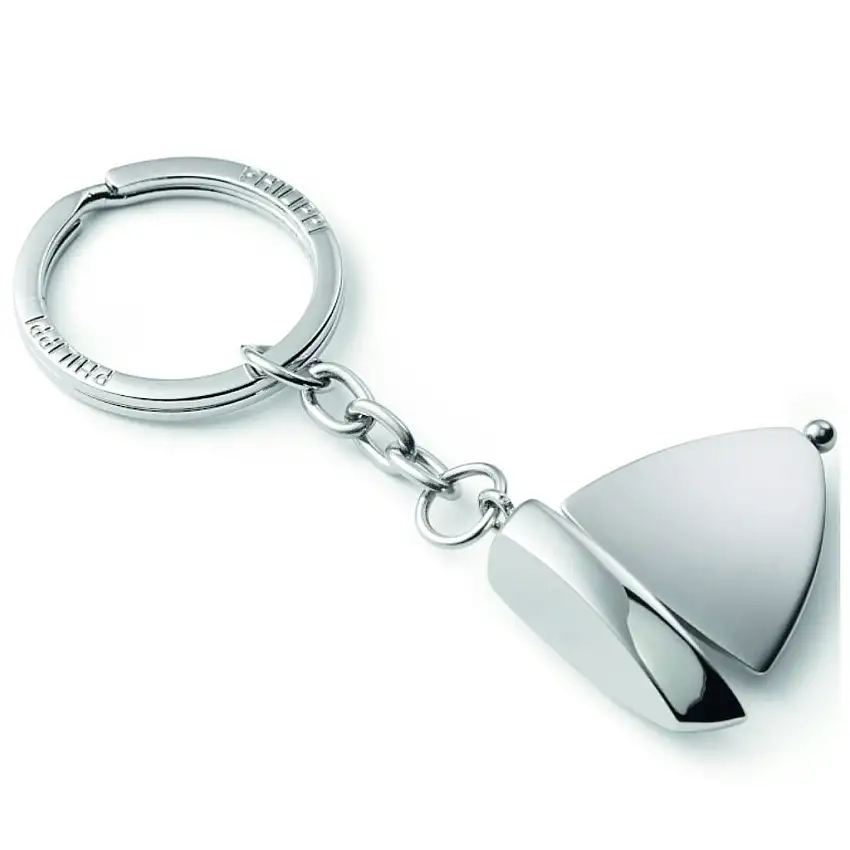 Portachiavi WIND 10 cm, argento, Philippi
