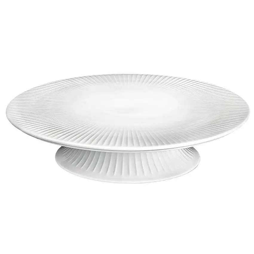 Alzata per torta HAMMERSHOI 30 cm, bianca, Kähler