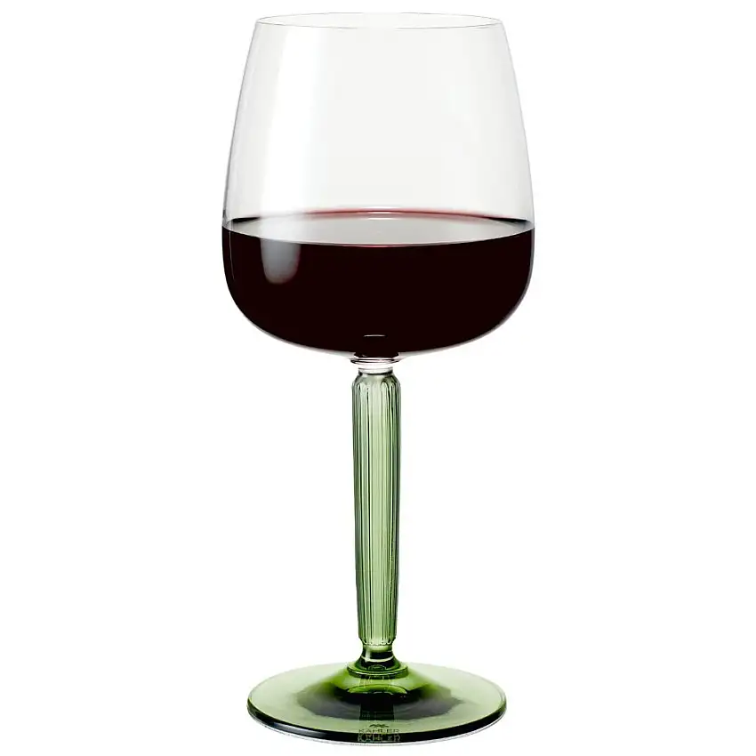 Calice per vino rosso HAMMERSHOI, set di 2 pz, 490 ml, verde, Kähler