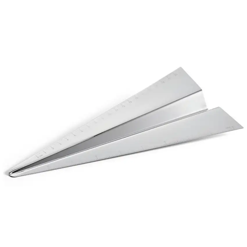Righello AIRPLANE 25 cm, argento, Philippi