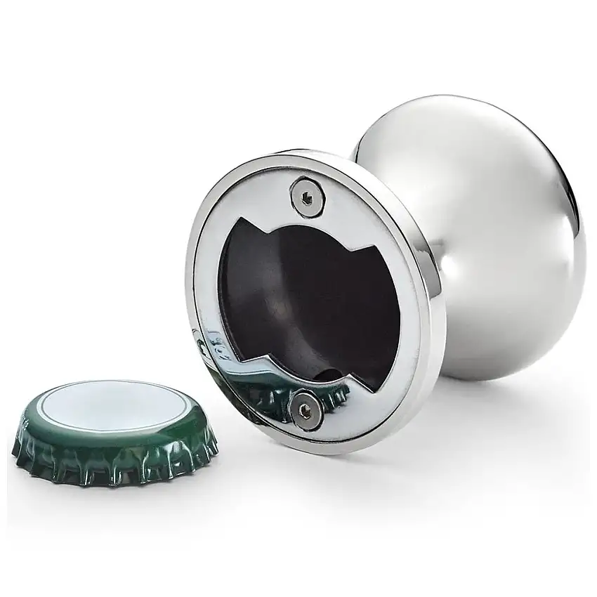Apribottiglie HAMBURGER HEBER 5 cm, argento, Philippi