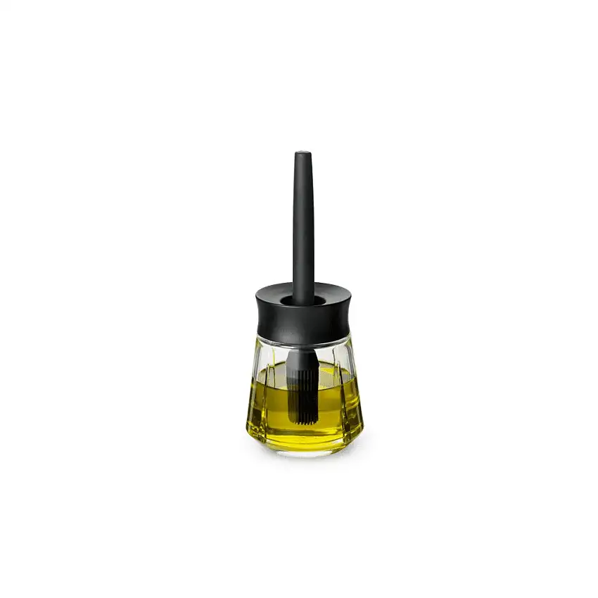 Bicchiere da marinatura con pennello GRAND CRU Rosendahl 250 ml nero