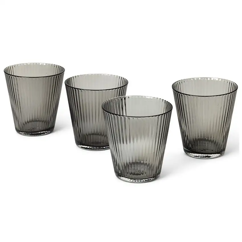 Bicchiere NOUVEAU, set di 4 pz, 260 ml, fumé, Rosendahl