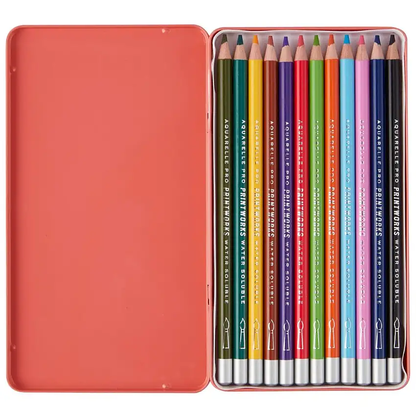 Set matite PRINTWORKS AQUARELLE, 12 pz, Printworks