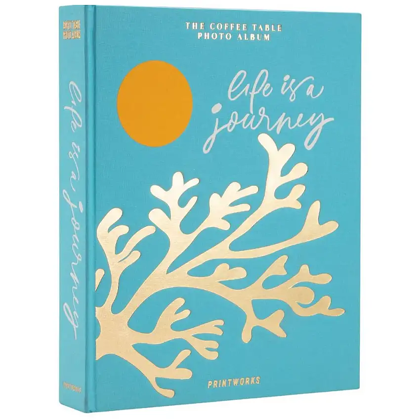 Album fotografico LIFE IS A JOURNEY, blu, Printworks
