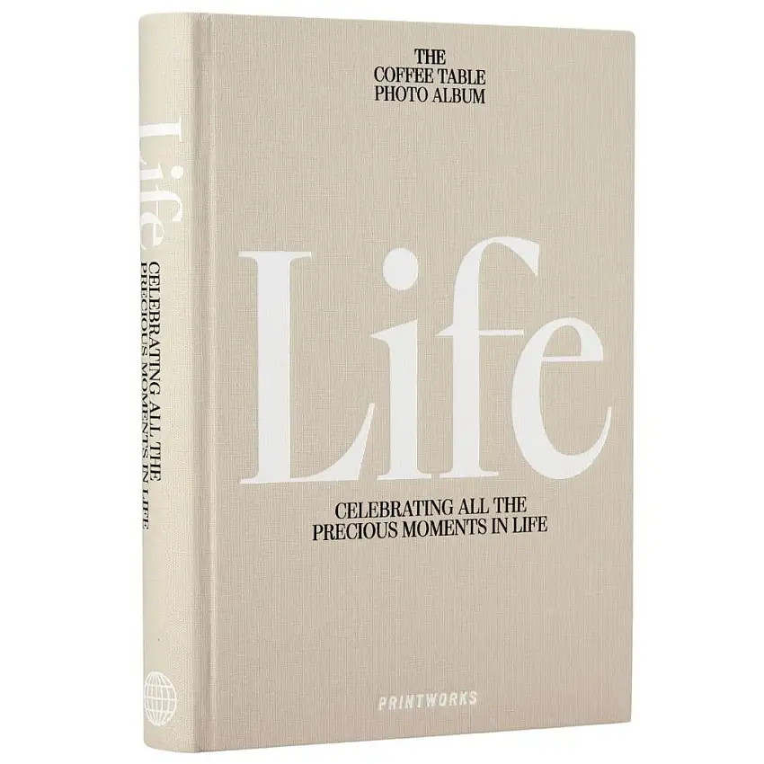 Album fotografico LIFE, beige, Printworks