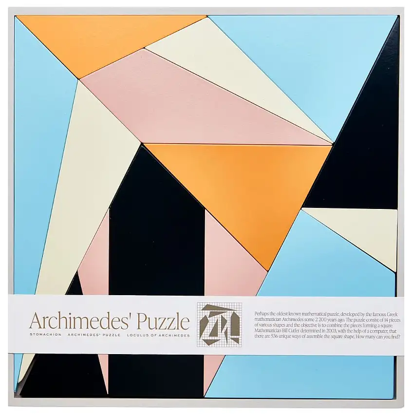Rompicapo ARCHIMEDES, 14 pz, legno, Printworks
