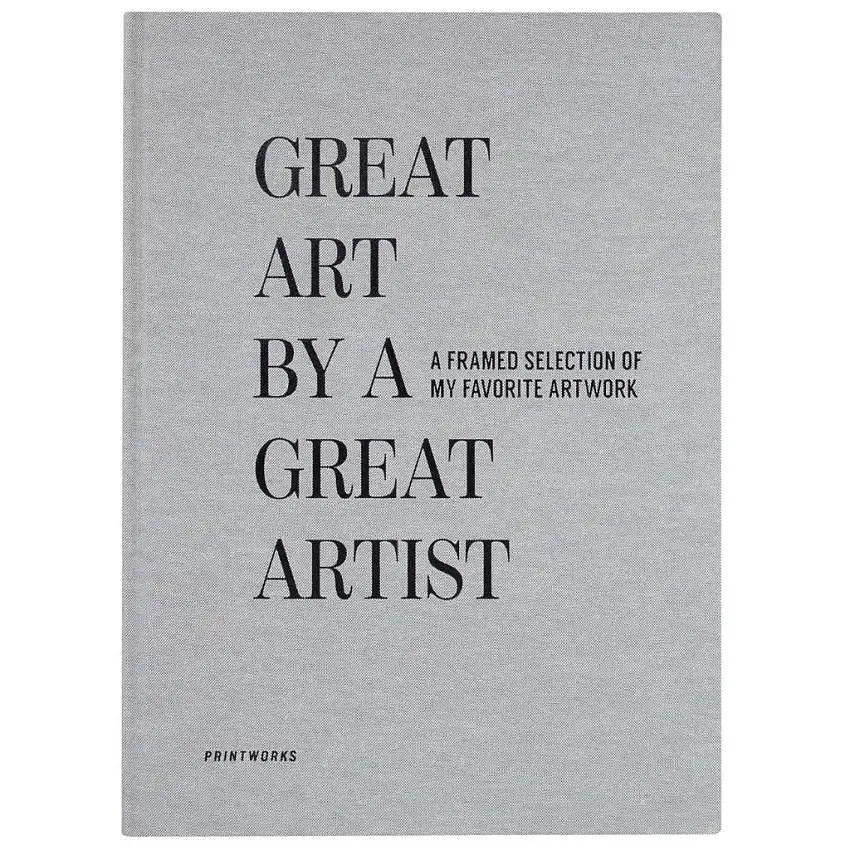 Cornice libro GREAT ART, grigio, Printworks