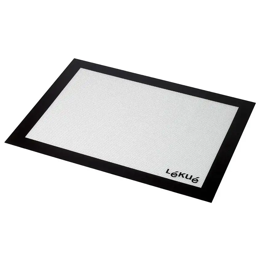 Tappetino da forno 60 x 40 cm, nero, silicone, Lékué