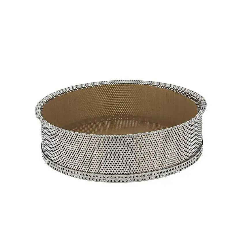 Tortiera 24 cm, con fondo removibile, acciaio inox, de Buyer