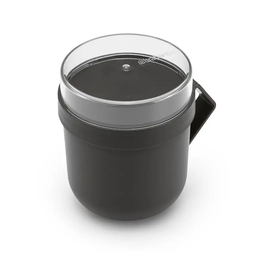Barattolo pranzo MAKE & TAKE 600 ml, grigio scuro, Brabantia