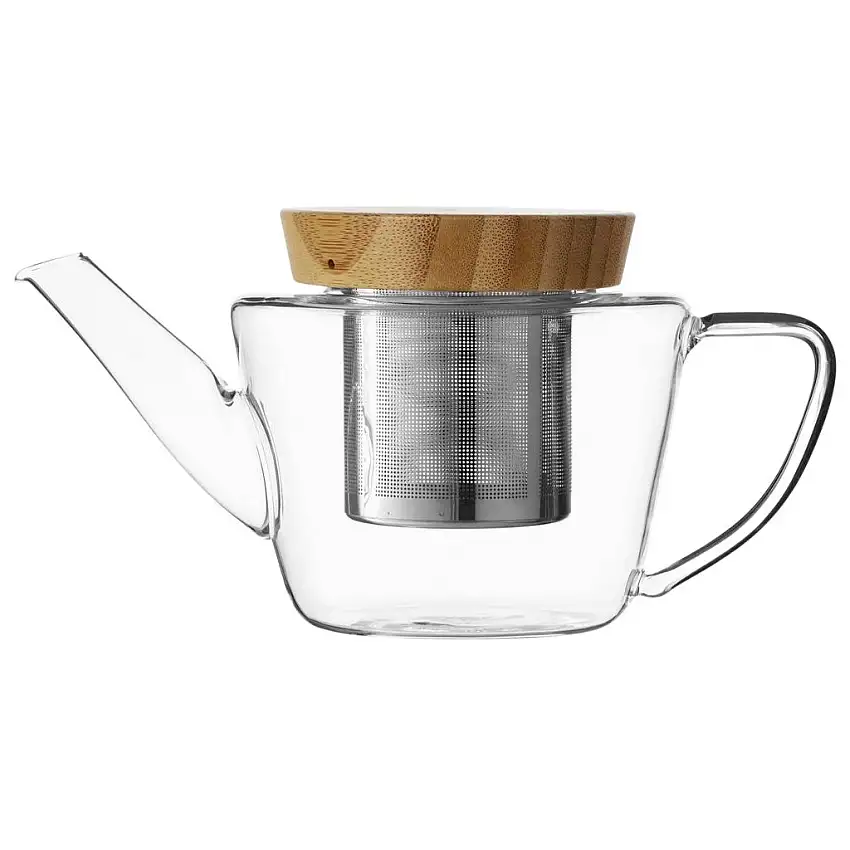 Teiera INFUSION 500 ml, marrone, vetro, Viva Scandinavia