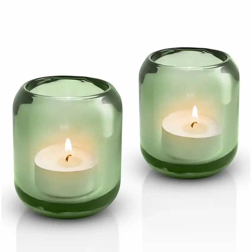 Portacandele tealight ACORN set di 2 pz, pino, Eva Solo