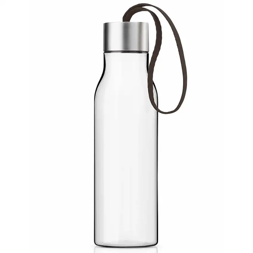 Borraccia 500 ml, cinturino in cioccolato, Eva Solo