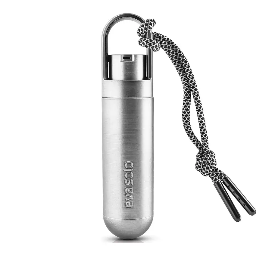 Dispenser liquido disinfettante 11 cm, argento, Eva Solo