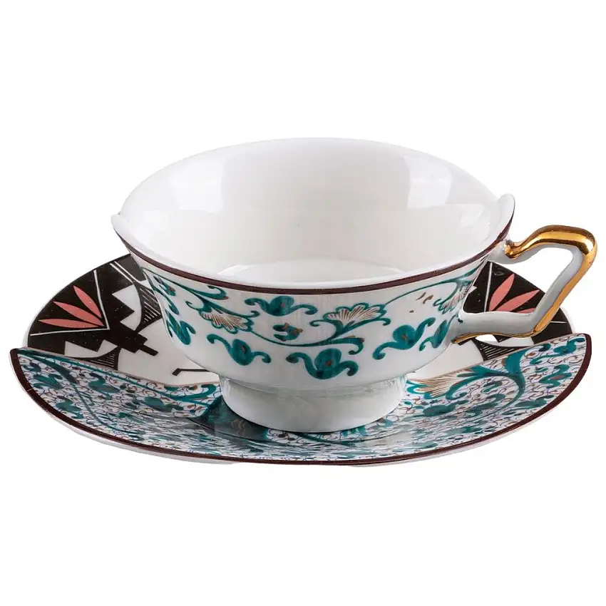Tazza da tè con piattino HYBRID ASPERO Seletti