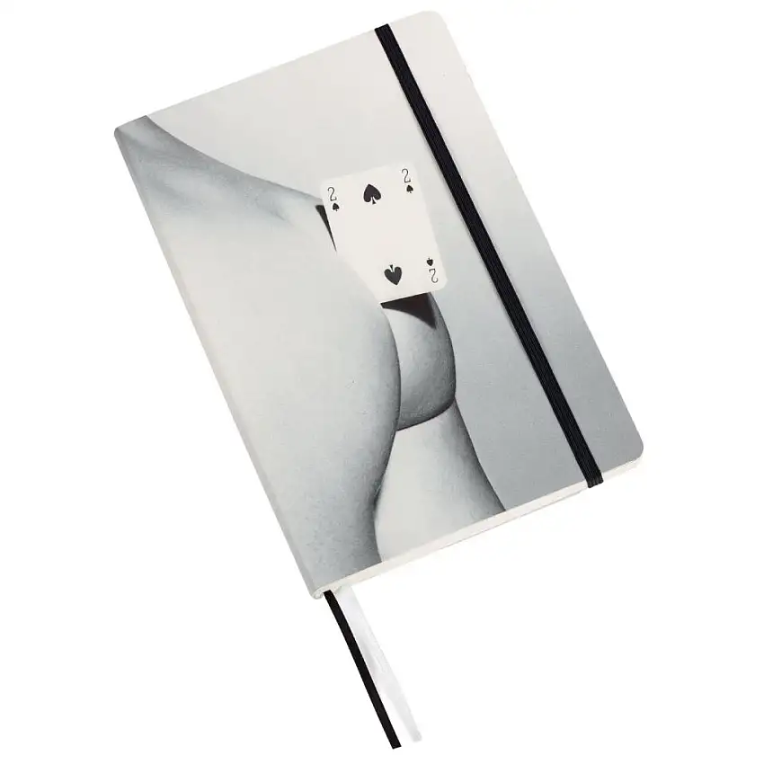 Taccuino TOILETPAPER TWO OF SPADES 21 x 14 cm, grigio, Seletti