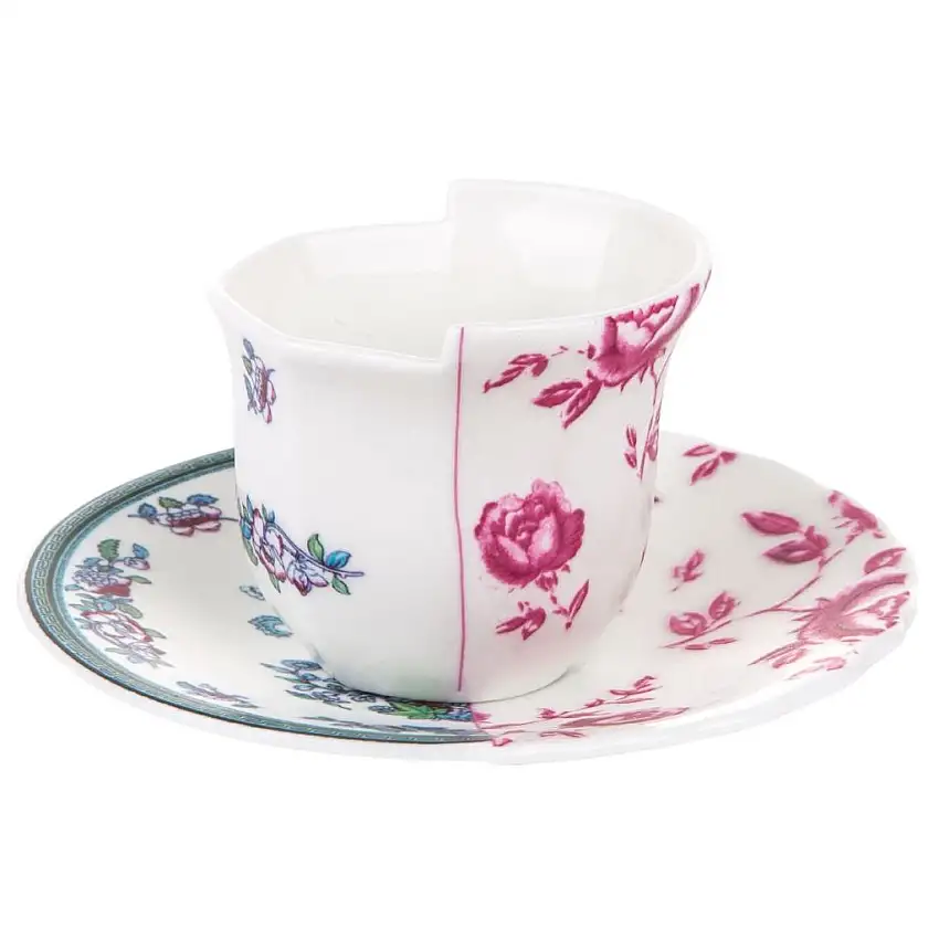 Tazzina da caffè con piattino HYBRID LEONIA, Seletti