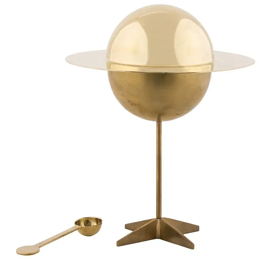 Zuccheriera COSMIC DINER LUNAR 26 cm, ottone, Seletti