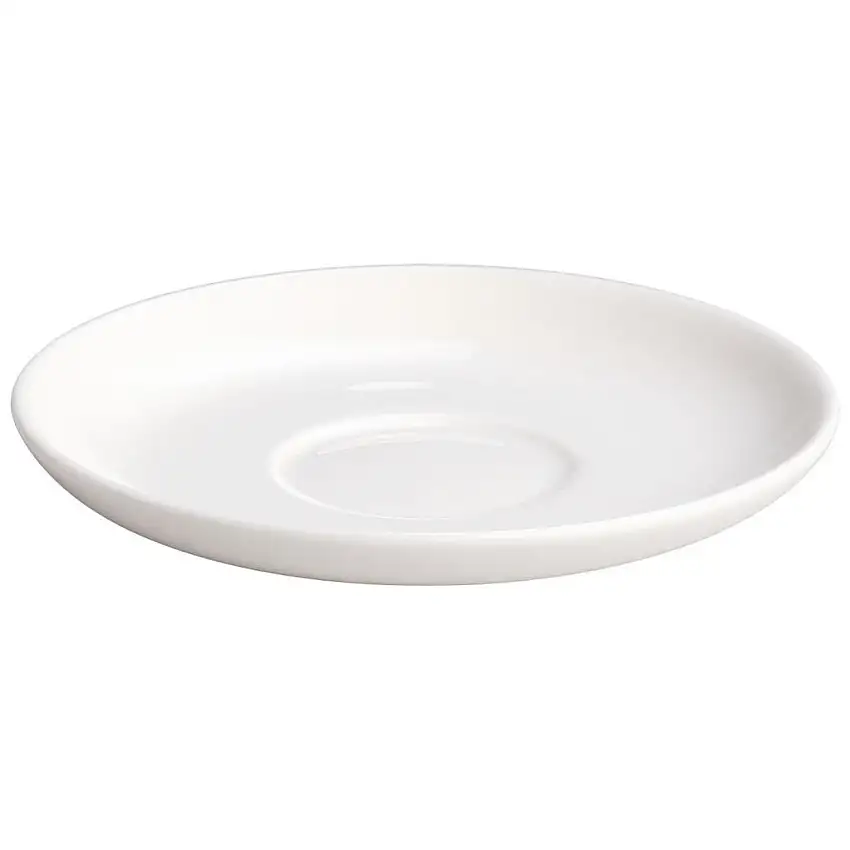 Piattino per tazza caffè moka 12 cm ALL-TIME, bone china, Alessi