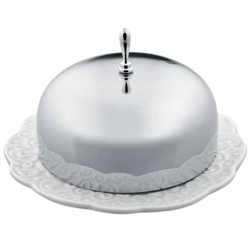Portaburro DRESSED, 12 cm, bianco, Alessi