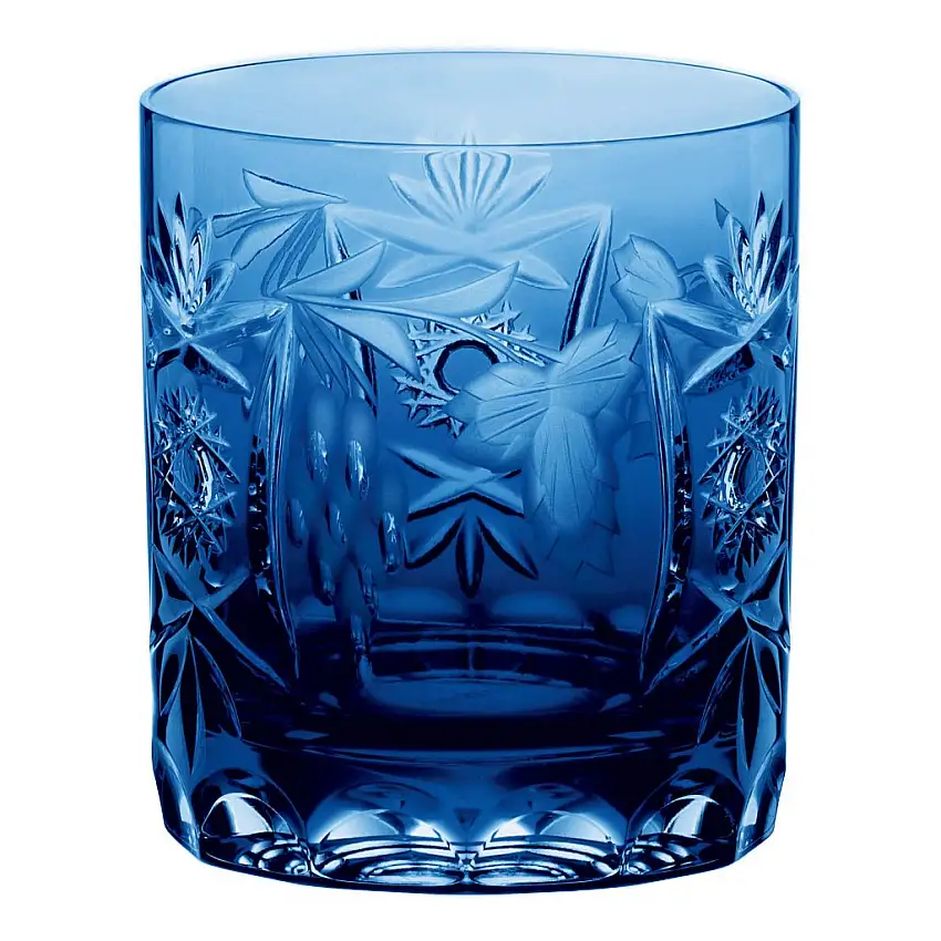 Bicchiere da whisky TRAUBE 250 ml, blu cobalto, Nachtmann