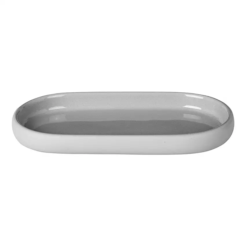 Vassoio tascabile SONO 19 cm, grigio chiaro, Blomus