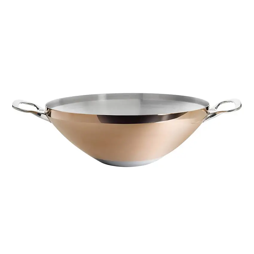 Wok PRIMA MATERA 32 cm, rame, de Buyer