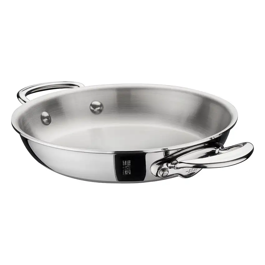Teglia da portata M'COOK 24 cm, acciaio inox, Mauviel
