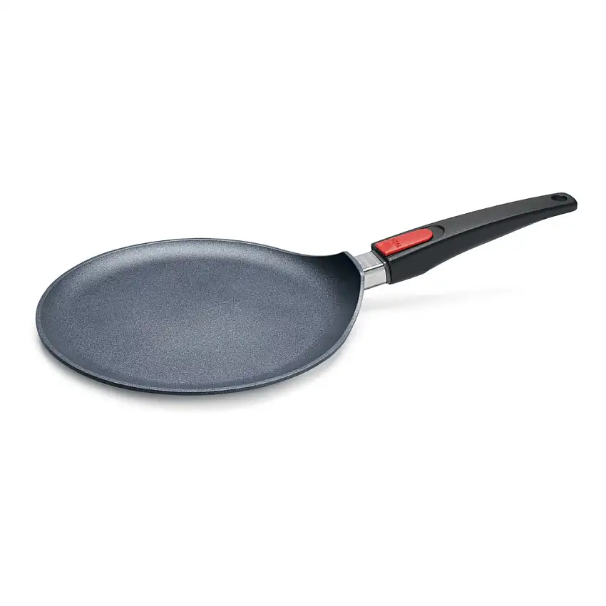 Crepiera DIAMOND LITE 26 cm, manico removibile, titanio, WOLL