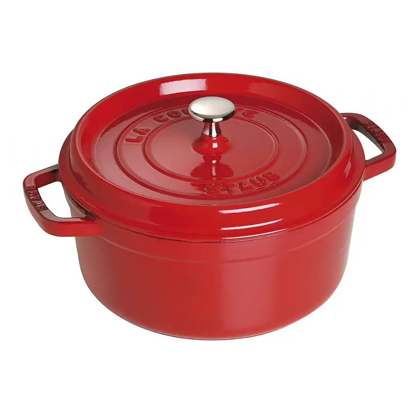 Casseruola 26 cm, ciliegia, ghisa, Staub
