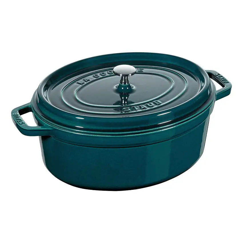 Casseruola 31 cm, blu mare, ghisa, Staub