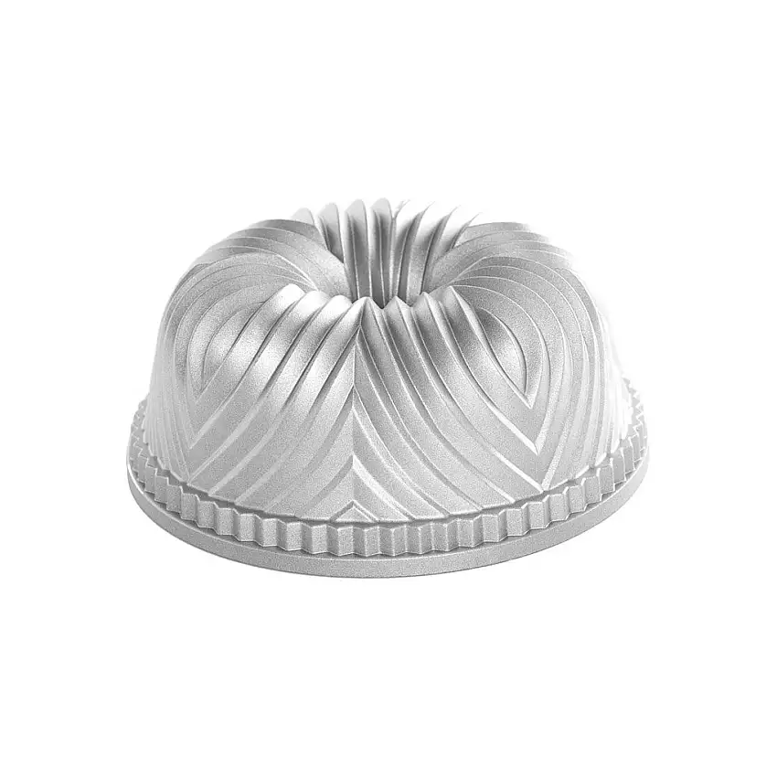 Teglia per ciambellone BAVARIA BUNDT, argento, Nordic Ware