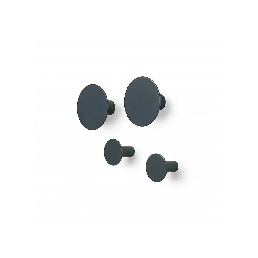 Appendiabiti PONTO, set di 4 pz, grigio, Blomus