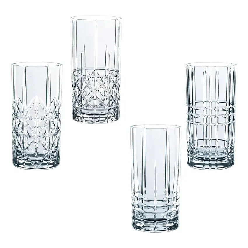 Bicchieri long drink HIGHLAND, set di 4 pz, 445 ml, Nachtmann