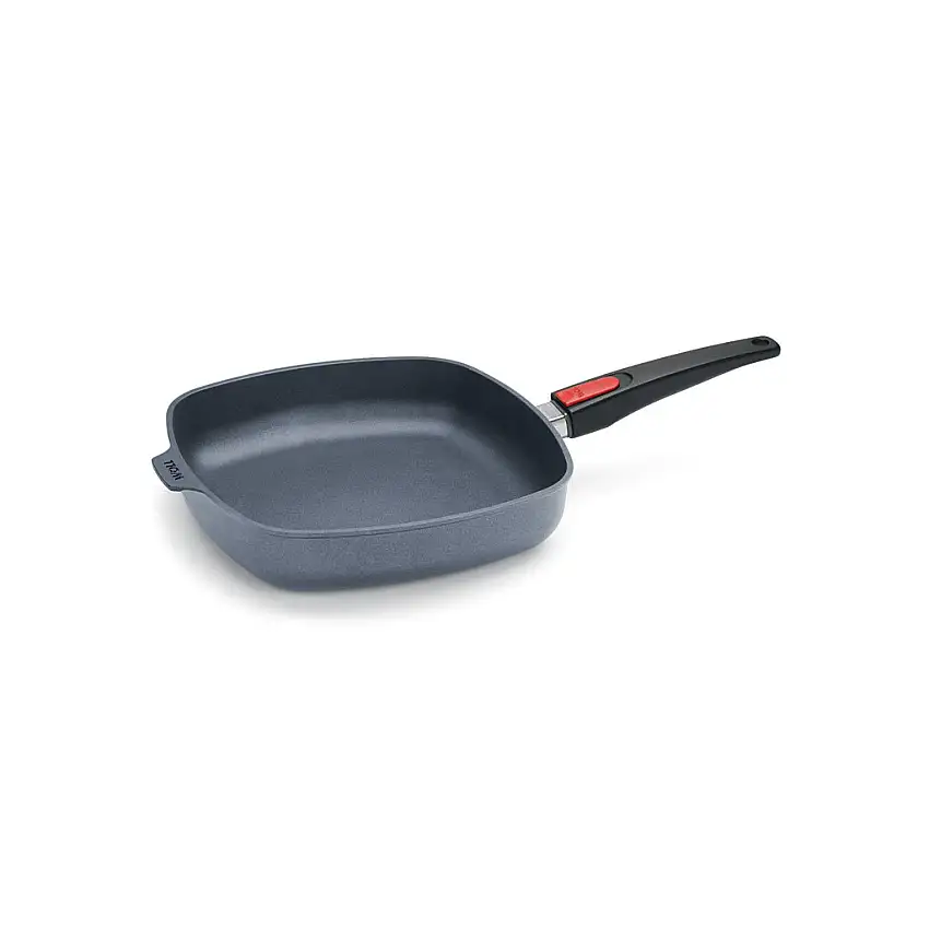Padella antiaderente DIAMOND LITE 28 x 28 cm, manico rimovibile, titanio, WOLL