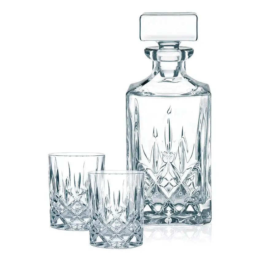 Bicchieri da whisky e una caraffa da whisky in un set NOBLESSE, 3 pz, Nachtmann