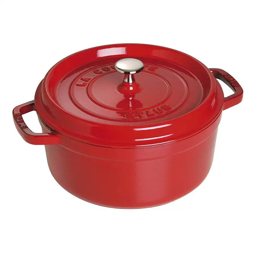Casseruola 20 cm, ciliegia, ghisa, Staub