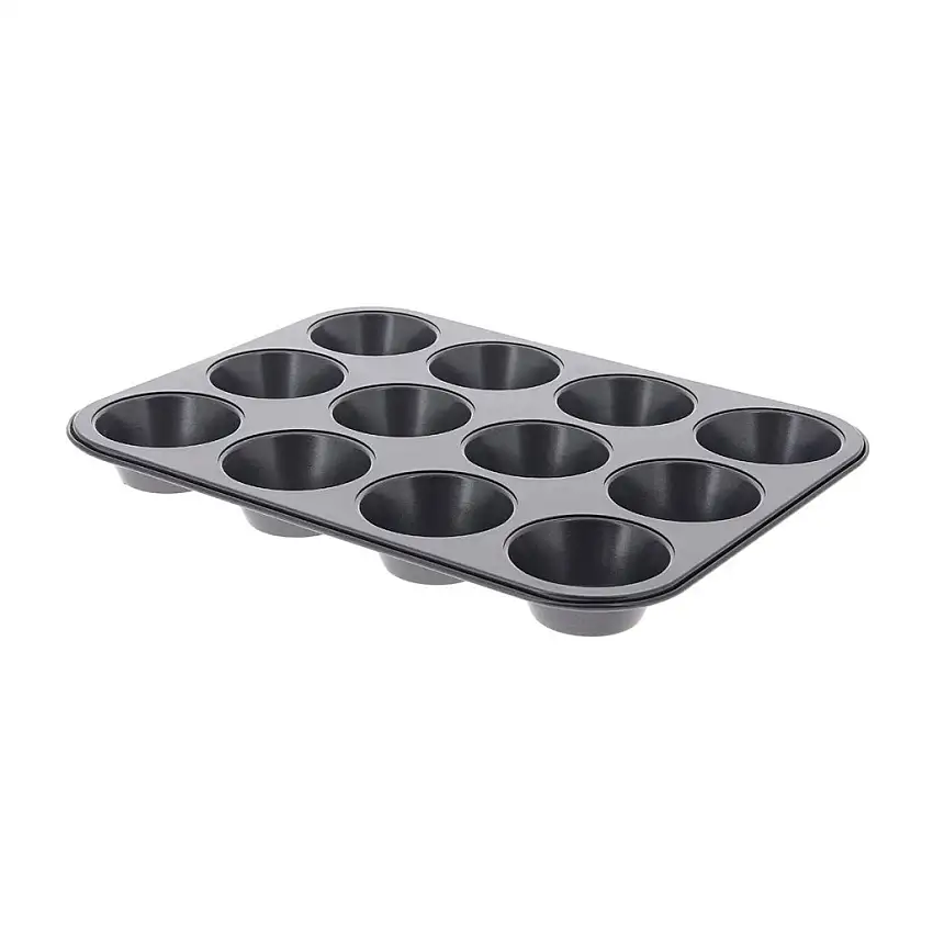 Teglia per muffin, 12 stampini, antiaderente, de Buyer