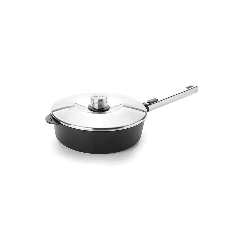 Padella LOGIC PRO XR IND 24 cm, con coperchio, WOLL