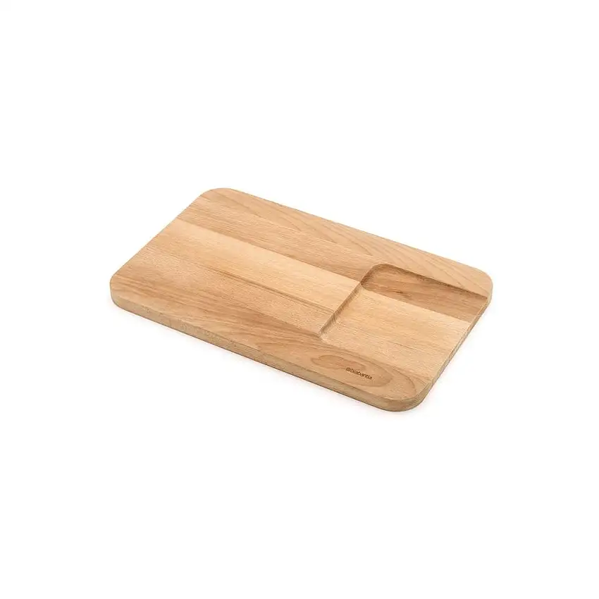 Tagliere 25 x 40 cm, per verdure, marrone, legno, Brabantia