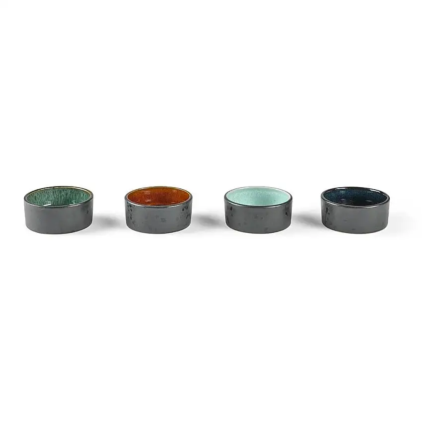 Ciotola per tapas 7,5 cm, set di 4 pz, nera, Bitz