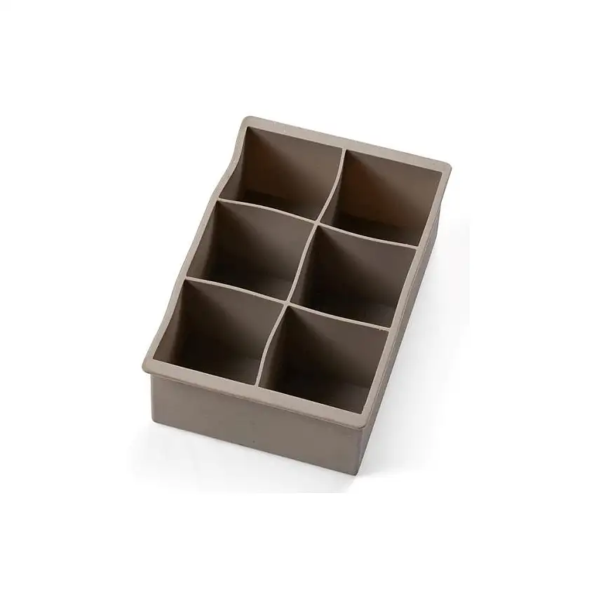 Stampo per cubetti di ghiaccio, per 6 cubetti di ghiaccio extra large, silicone, Bitz