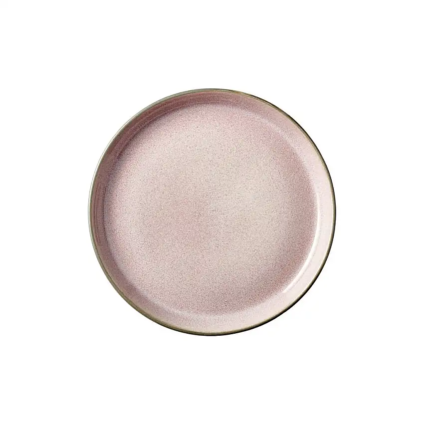 Piatto da dessert 17 cm, grigio/rosa chiaro, Bitz