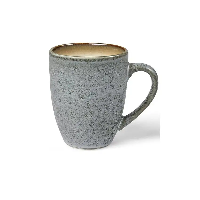 Tazza da tè 300 ml, grigio/panna, gres, Bitz