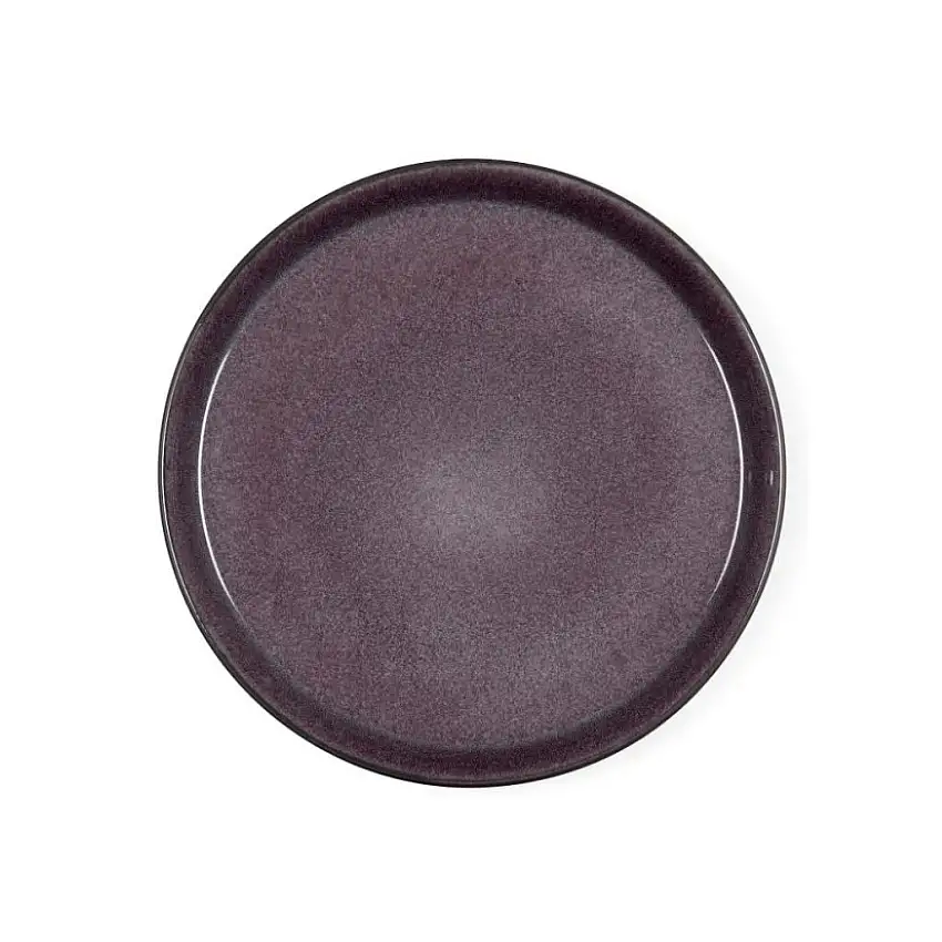 Piatto piano 27 cm, nero/viola, Bitz